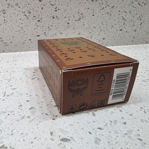 MCM Brown and Gold Eau de Parfum 7ml Bag Charm - Picture 7 of 7